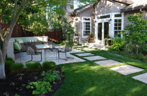 Озеленение двора частного дома. Озеленение двора: ландшафтный дизайн и правила эффектного украшения участка (95 фото)