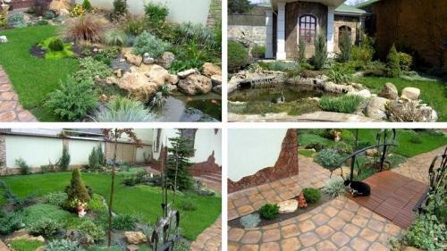 Озеленение двора многоквартирного дома. Озеленение дворов