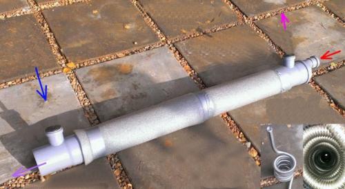 Рекуператор трубчатый своими руками. Схема изготовления 02