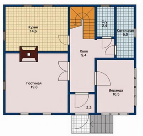 Проект дома 7 на 7 из бруса. Выбор проекта