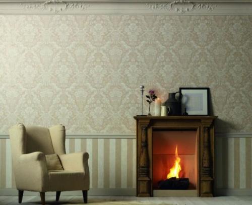 Варианты поклейки обоев в зале. Способы поклейки комбинированных обоев в зале