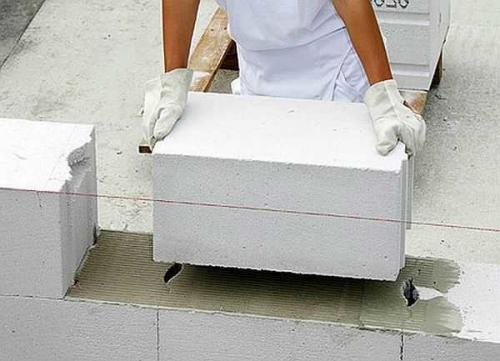 Строительство 2 этажного дома из газобетона. Укладка газобетонного блока