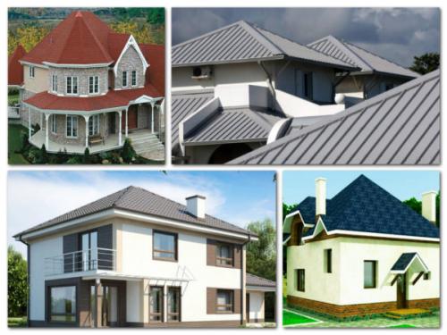 Ломаная четырехскатная крыша. Классификация вальмовых крыш