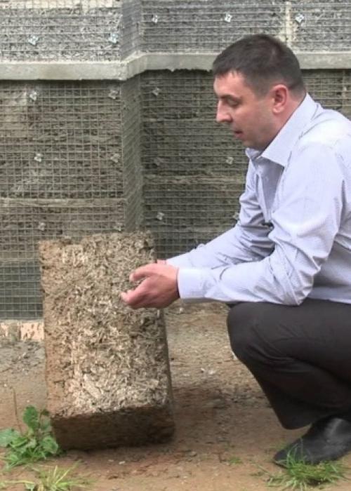 Сколько весит куб арболита.. Стандартный блок 500х300х200 14