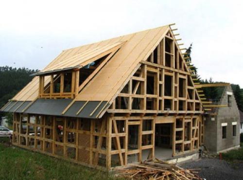 Самые дешевые технологии строительства домов. Дом каркасного типа