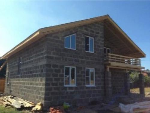 Сколько весит куб арболита.. Стандартный блок 500х300х200 17