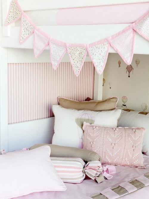 Детская комната в нежном розовом цвете 02