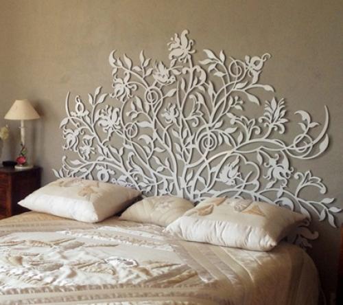 Кровати с красивым изголовьем 03