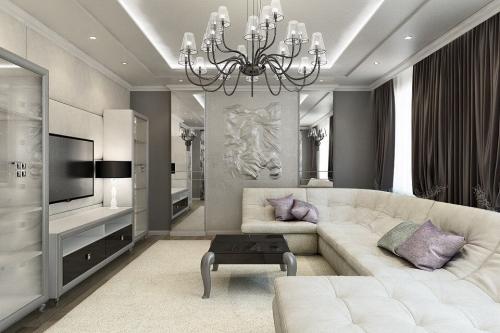 Квартира в сером цвете 01