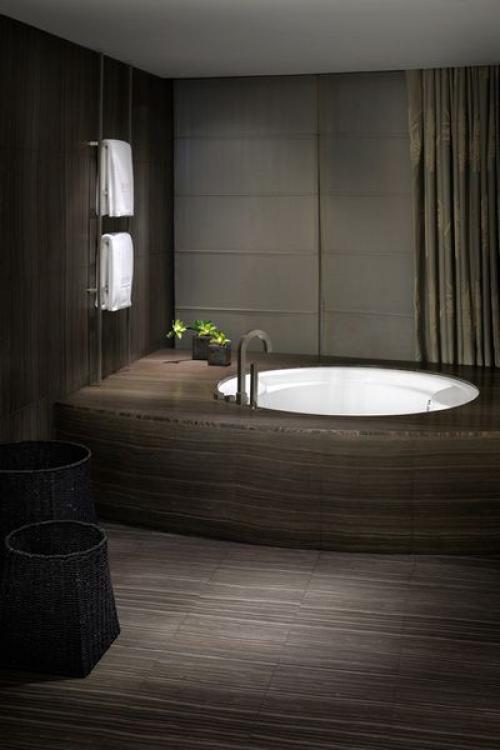 Круглые ванны. Дизайны интерьеров 02