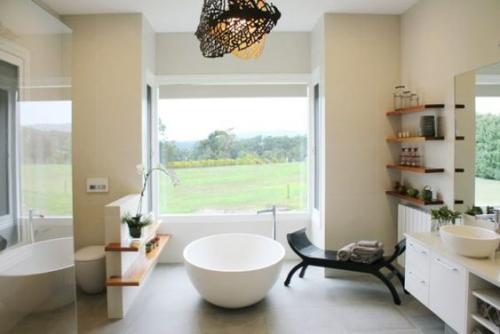 Круглые ванны. Дизайны интерьеров 04