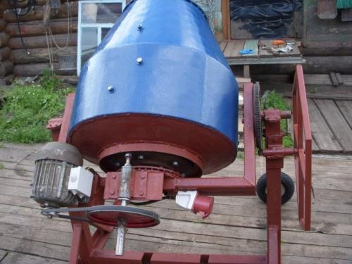 Електрична бетономешалка своїми руками. Бетономешалка своими руками: инструкция с чертежами и схемами. Фото + Видео!