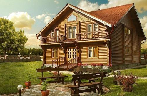 Дом из бруса или из блоков. Особенности строительства из пеноблоков 04