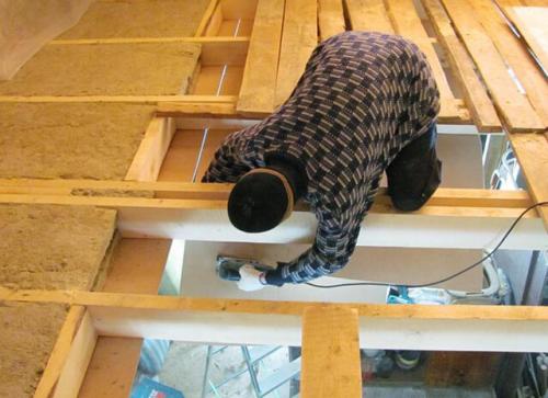 Перекрытие второго этажа в деревянном доме. Устройство балок