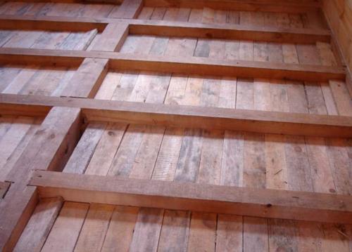 Перекрытие второго этажа в деревянном доме. Устройство балок