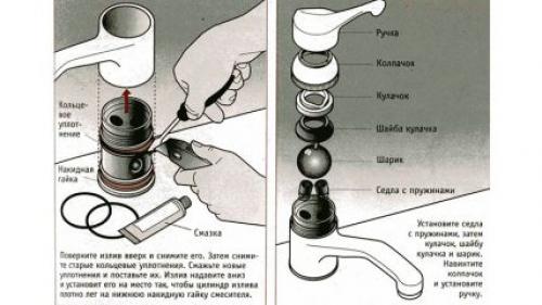 Замена гусака в однорычажном смесителе. Заменяем гусак смесителя в ванной своими руками