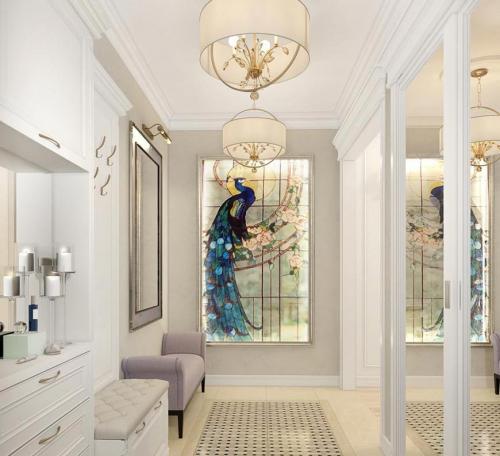 Современная планировка прихожих в частных домах 04