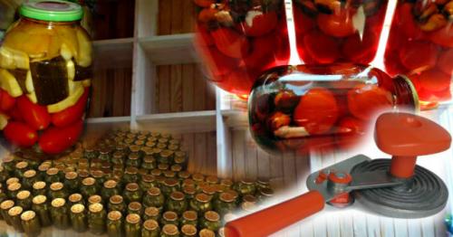 Хранение банок. Если балкона мало или его нет