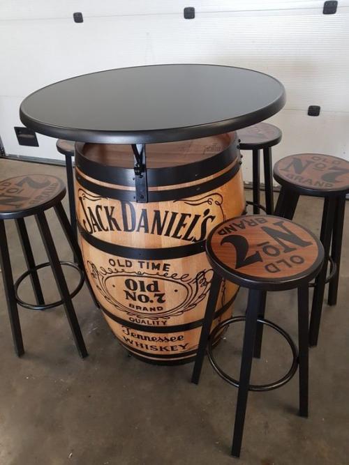 Бочки в интерьере 03