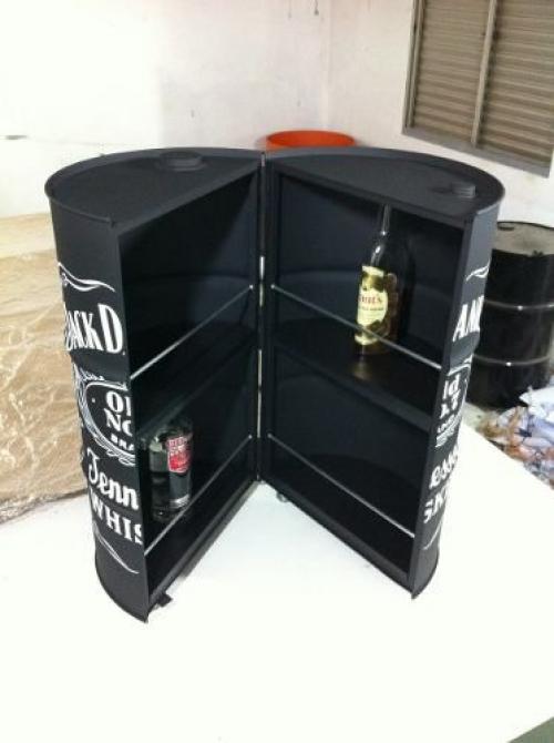 Бочки в интерьере 07