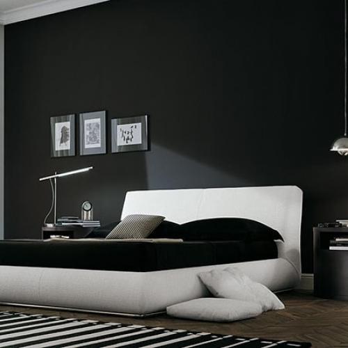 Черный монохромный интерьер. ☻.Мрачная нора или мистическая роскошь? Как вам? 01