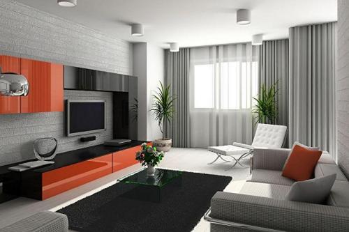 Хай-тек в гостиной 06