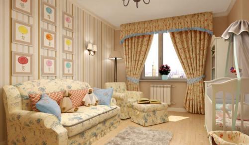 Детская в стиле прованс: кусочек Франции для ребенка 03