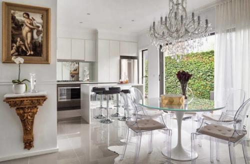 Прозрачная мебель в интерьере 05