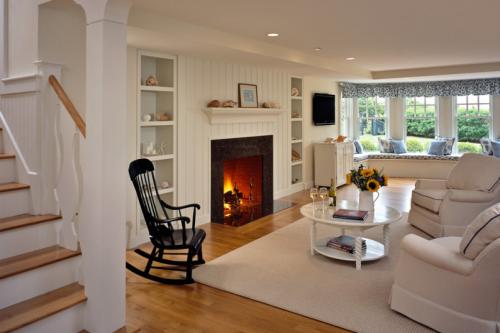 Кресло-качалка в современном интерьере 01