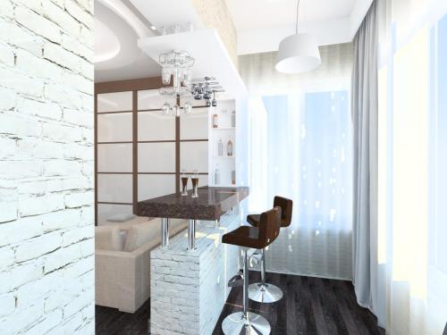 Кухня на лоджии: идеи объединения 02