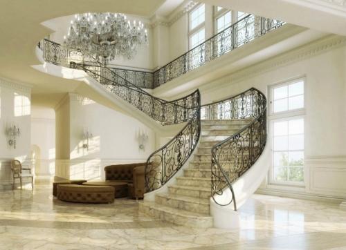 Лестницы из природного и искусственного камня 02