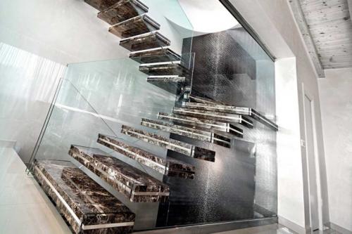 Лестницы из природного и искусственного камня 07