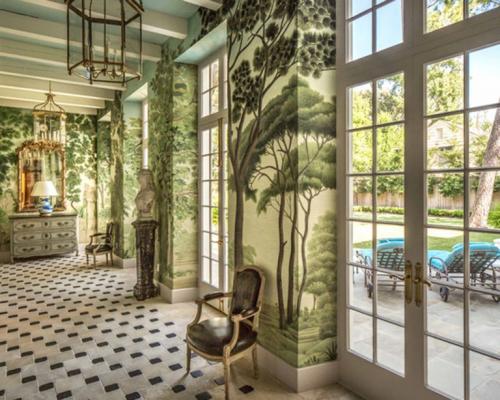 Фрески в интерьере современного дома 06