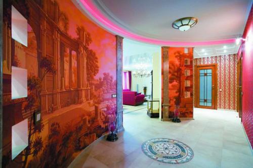 Фрески в интерьере современного дома 01