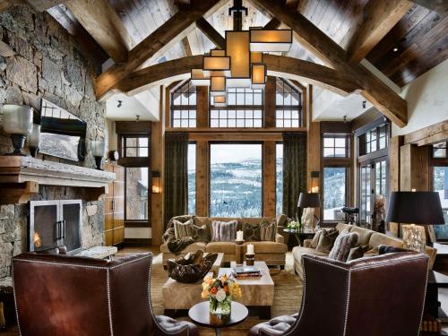 Интерьер в стиле Шале 01