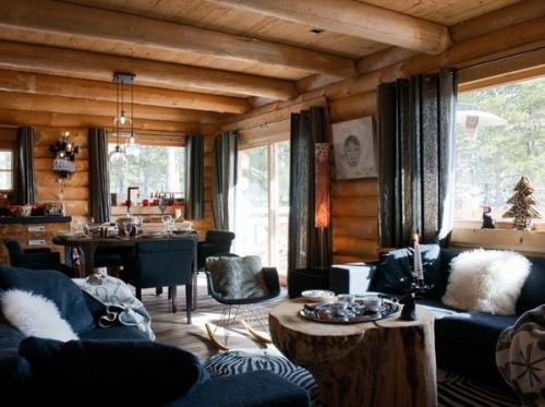 Интерьер в стиле Шале 04