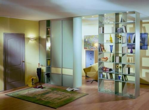 Шкаф с проходом в другую комнату. Виды