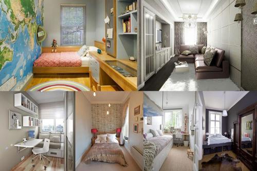 Как расширить узкую комнату визуально. Что сделает комнату больше? 04