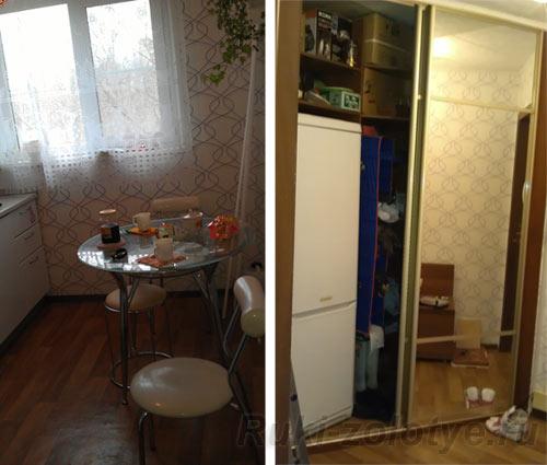 Как холодильник спрятать в комнате. Как холодильник спрятать в шкаф 26