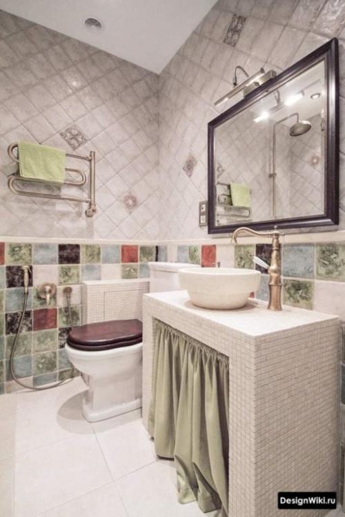 Туалет в стиле прованс. Советы и рекомендации 12