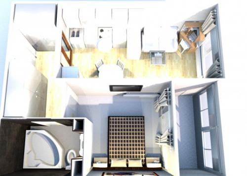 Как перенести кухню на противоположную стену. Перенос кухни в жилое помещение