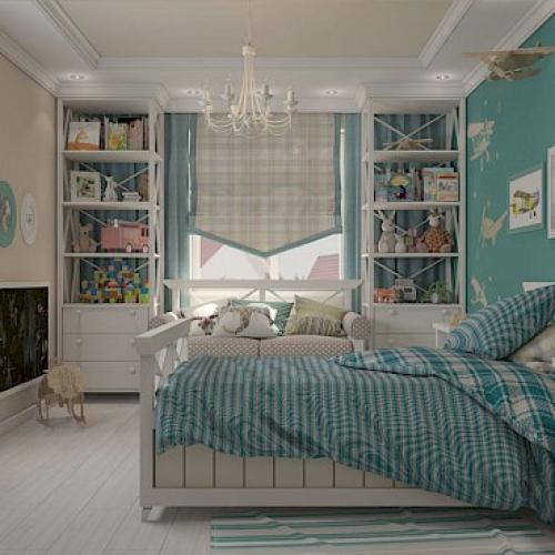 Дизайн двухкомнатной квартиры в стиле прованс. Дизайн-проекты 06 Дизайн двухкомнатной квартиры в стиле прованс. Дизайн-проекты 06