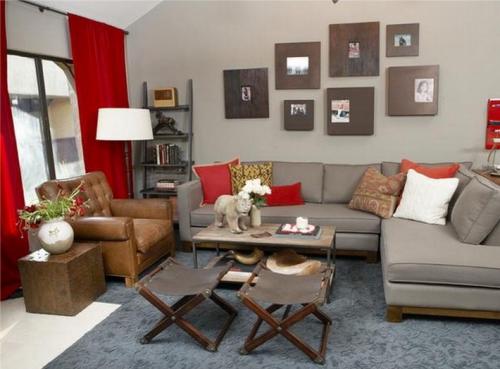 Сочетание серо голубого цвета в интерьере. С какими цветами сочетается серый в интерьере