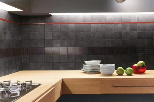 Керамогранит для кухни стен. Керамогранит в кухонном интерьере 07 Керамогранит для кухни стен. Керамогранит в кухонном интерьере 07