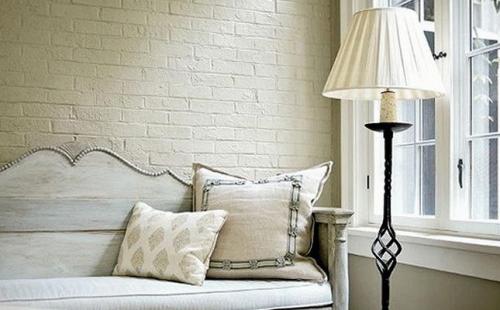 Отделка стены под кирпич. Гибкая 08