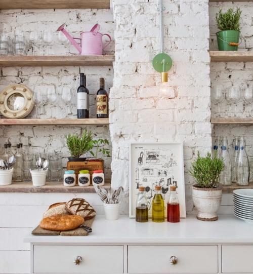 Отделка стены под кирпич. Гибкая 20