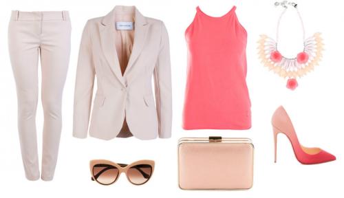 Сочетание голубого и бежевого в одежде. Какие цвета сочетаются с бежевым в одежде