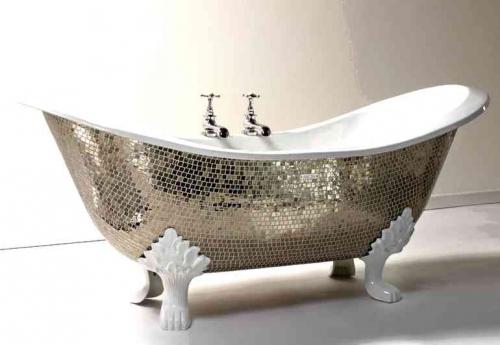 Белая плитка в сочетании с мозаикой. Как красиво сочетать плитку и мозаику в дизайне ванной комнаты