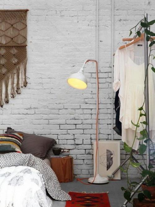 Отделка стены под кирпич. Гибкая 05