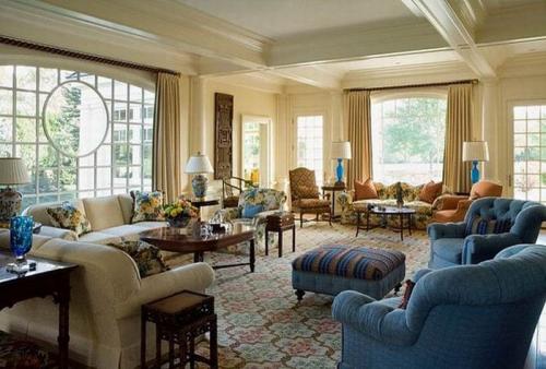 Сочетание бежевого и голубого в интерьере. БЕЖЕВО-ГОЛУБАЯ ГОСТИНАЯ: АЗЫ ДИЗАЙНА И ДЕКОРИРОВАНИЯ